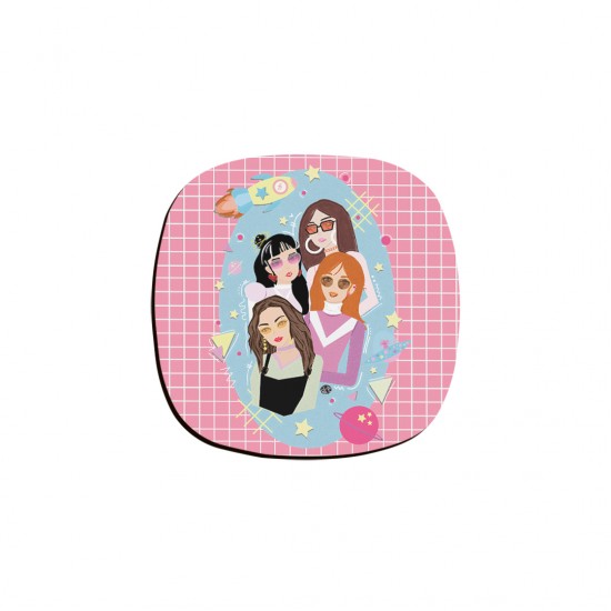 زیرلیوانی طرح cute blackpink