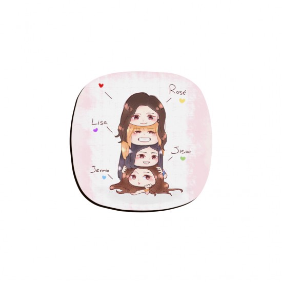 زیرلیوانی طرح kawaii blackpink