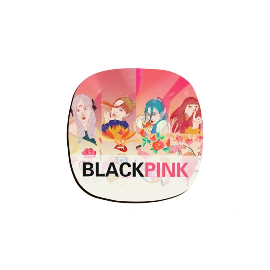 زیرلیوانی طرح asian girl black pink