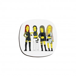زیرلیوانی طرح blackpink simpson