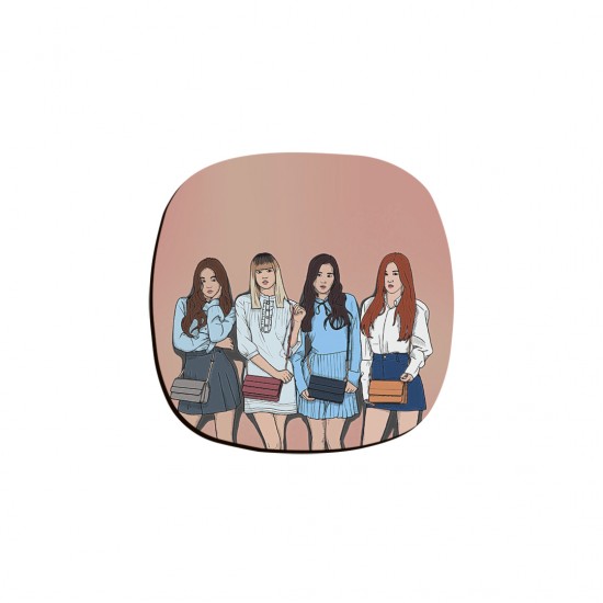 زیرلیوانی طرح blackpink illustration