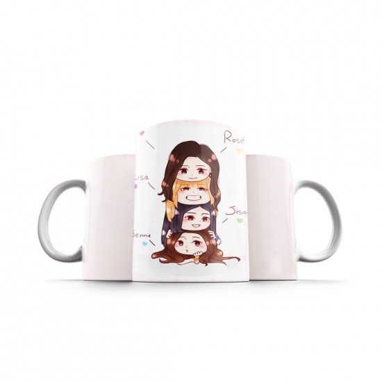 ماگ طرح kawaii blackpink