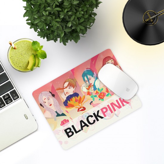 موس پد طرح asian girl black pink