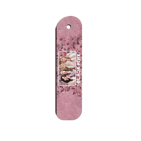 نشان کتاب طرح blackpink flower