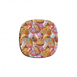 زیر لیوانی طرح فست فود ها