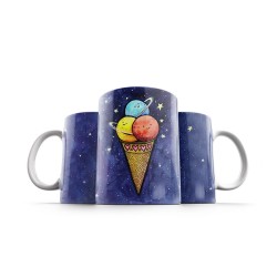 ماگ طرح بستنی کهکشانی