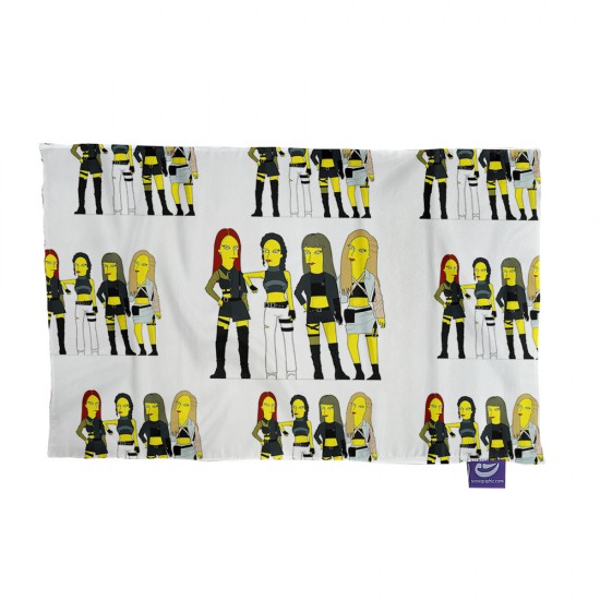 کادو پیچ پارچه‌ ای طرح blackpink simpson