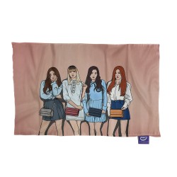 کادو پیچ پارچه‌ ای طرح blackpink illustration