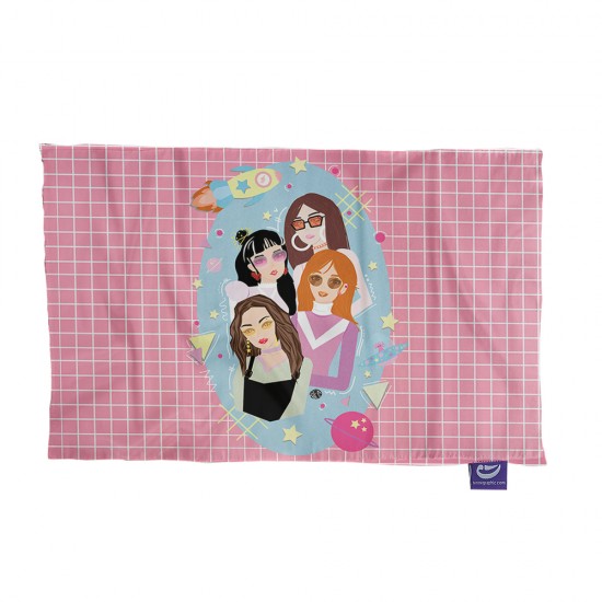 کادو پیچ پارچه‌ ای طرح cute blackpink
