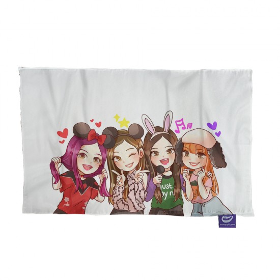 کادو پیچ پارچه‌ ای طرح کاراکتر کیوت blackpink