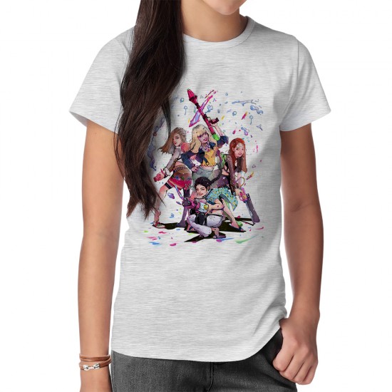 تیشرت طرح انیمیشنی از گروه blackpink