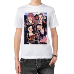 تیشرت طرح گروه بلک پینک با لباس سنتی