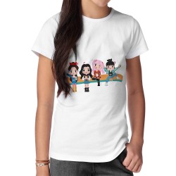 تیشرت طرح کاراکترهای بانمک blackpink