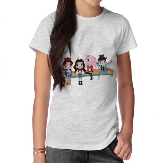 تیشرت طرح کاراکترهای بانمک blackpink