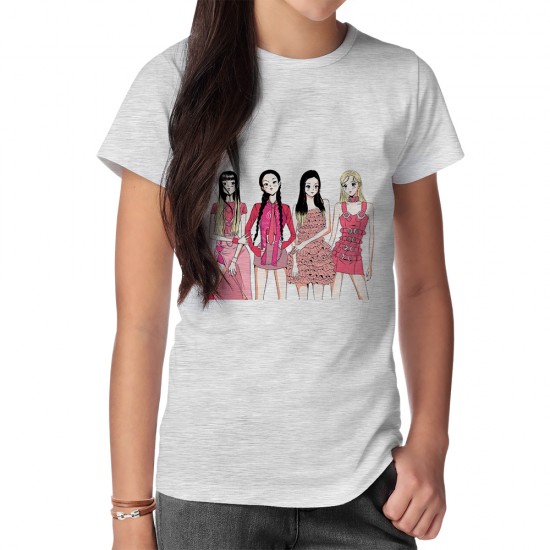 تیشرت طرح انیمه‌ای blackpink