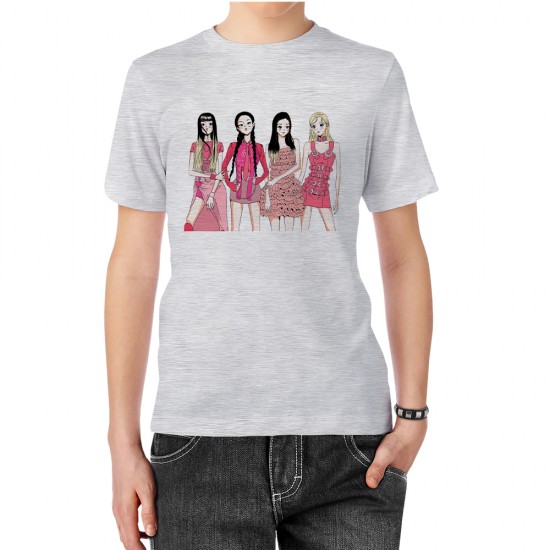 تیشرت طرح انیمه‌ای blackpink