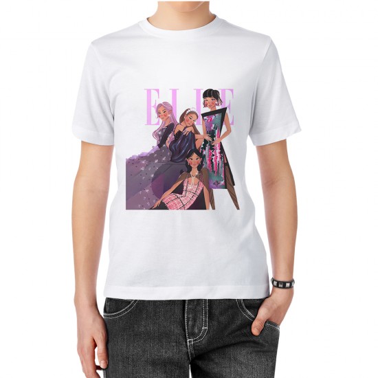 تیشرت طرح blackpink elie saab
