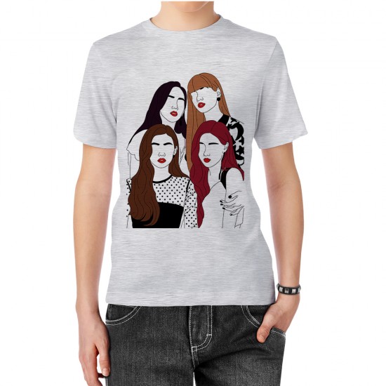 تیشرت طرح مینیمال blackpink