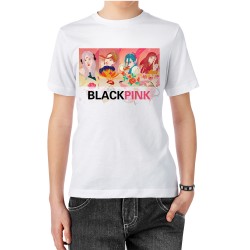 تیشرت طرح asian girl black pink