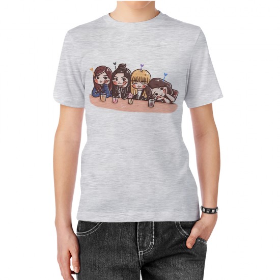 تیشرت طرح گوگولی‌ های بلک پینک