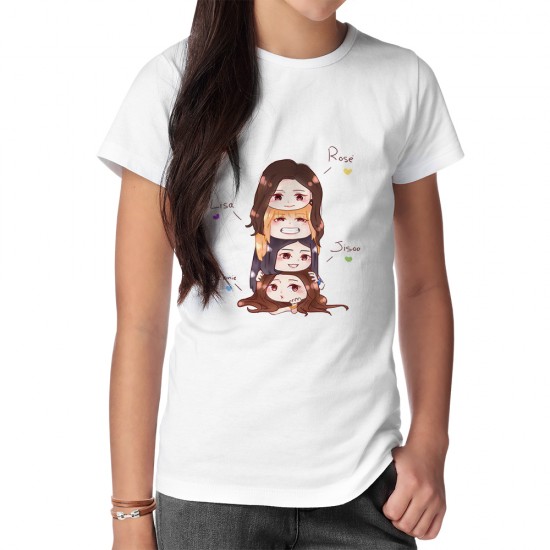 تیشرت طرح kawaii blackpink