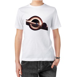 تیشرت طرح سیاه چاله میان ستاره ای