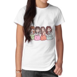 تیشرت طرح ملکه‌های black pink