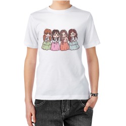 تیشرت طرح ملکه‌های black pink