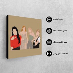 تابلو شاسی طرح مینیمال گروه بلک پینک