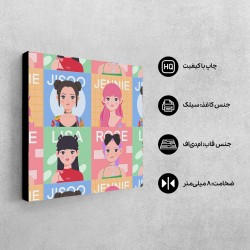 تابلو شاسی طرح avatar of blackpink