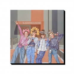تابلو شاسی طرح طرفداران blackpink