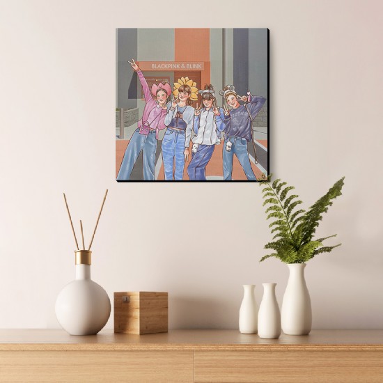 تابلو شاسی طرح طرفداران blackpink