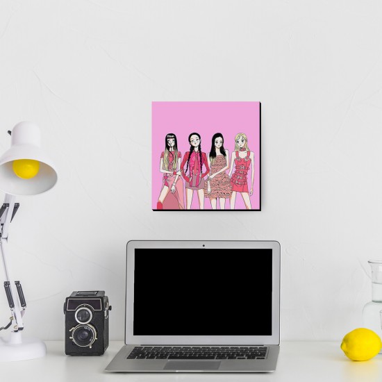 تابلو شاسی طرح انیمه‌ای blackpink