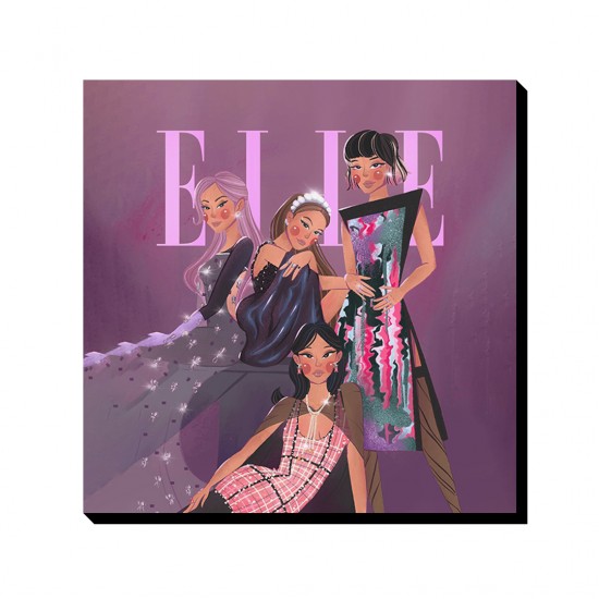 تابلو شاسی طرح blackpink elie saab