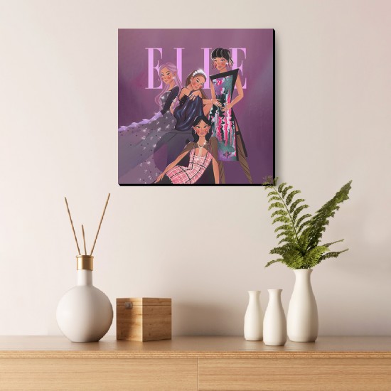 تابلو شاسی طرح blackpink elie saab