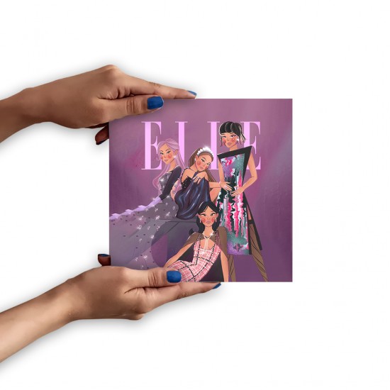 تابلو شاسی طرح blackpink elie saab