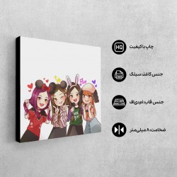 تابلو شاسی طرح کاراکتر کیوت blackpink