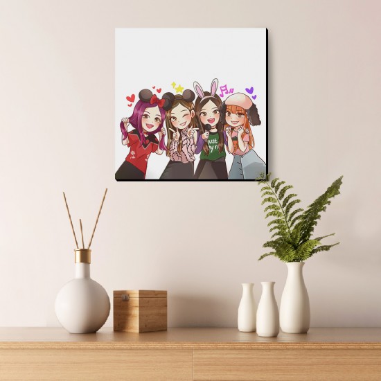 تابلو شاسی طرح کاراکتر کیوت blackpink