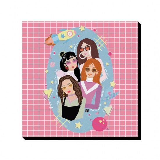 تابلو شاسی طرح cute blackpink