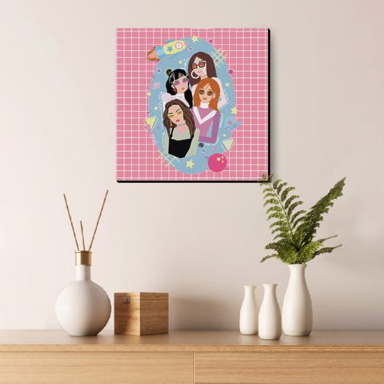 تابلو شاسی طرح cute blackpink