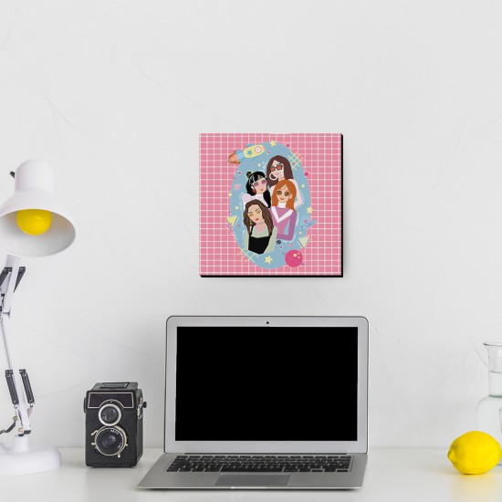 تابلو شاسی طرح cute blackpink