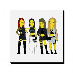 تابلو شاسی طرح blackpink simpson