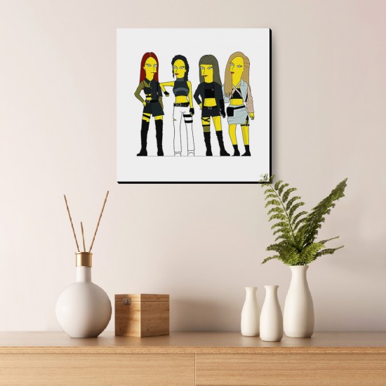تابلو شاسی طرح blackpink simpson