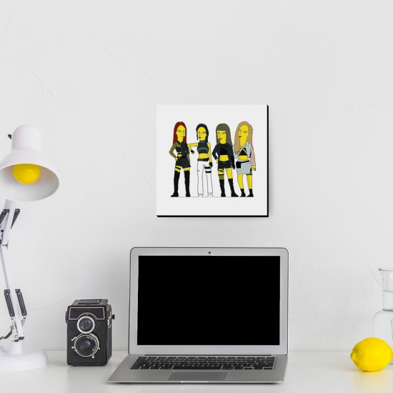 تابلو شاسی طرح blackpink simpson