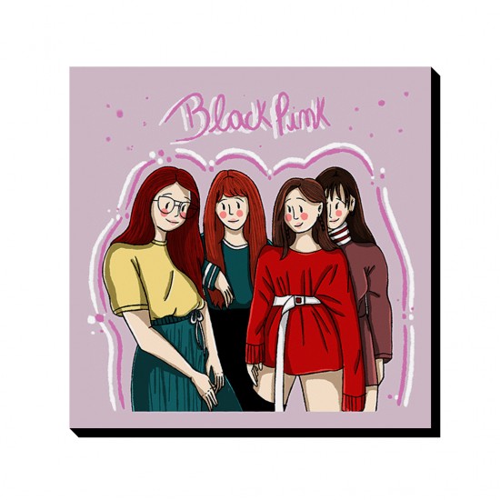 تابلو شاسی طرح کارتونی blackpink