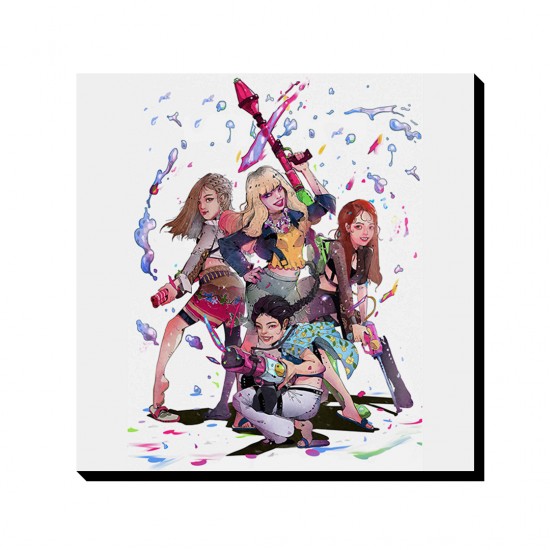 تابلو شاسی طرح انیمیشنی از گروه blackpink