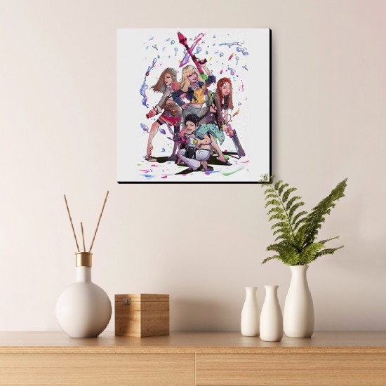 تابلو شاسی طرح انیمیشنی از گروه blackpink