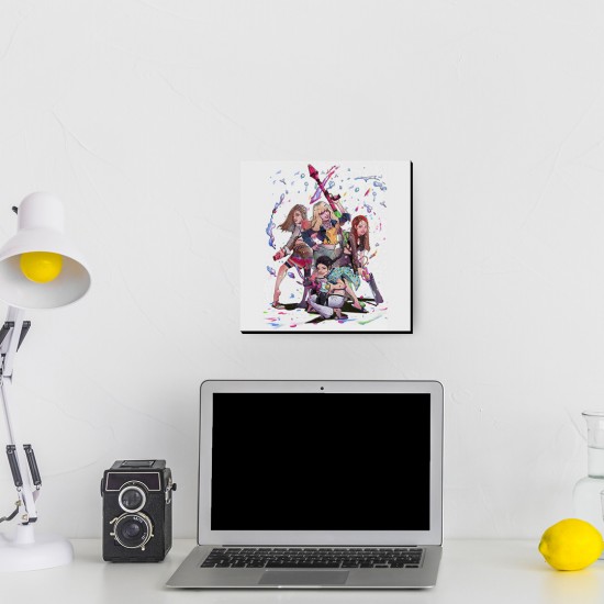 تابلو شاسی طرح انیمیشنی از گروه blackpink