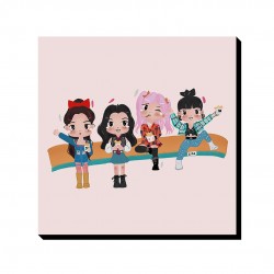 تابلو شاسی طرح کاراکترهای بانمک blackpink