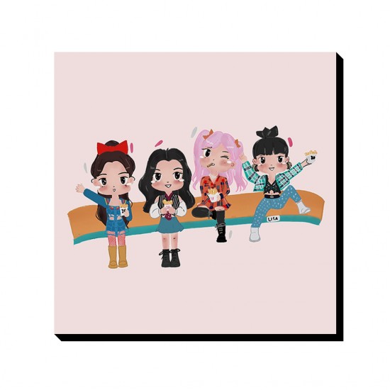 تابلو شاسی طرح کاراکترهای بانمک blackpink